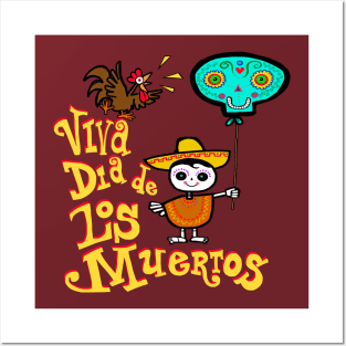 viva dia de los muertos! Posters and Art